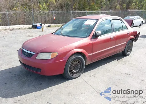 2001 Mazda Protege Dx/Lx из США, поврежденный, VIN JM1BJ222910468729